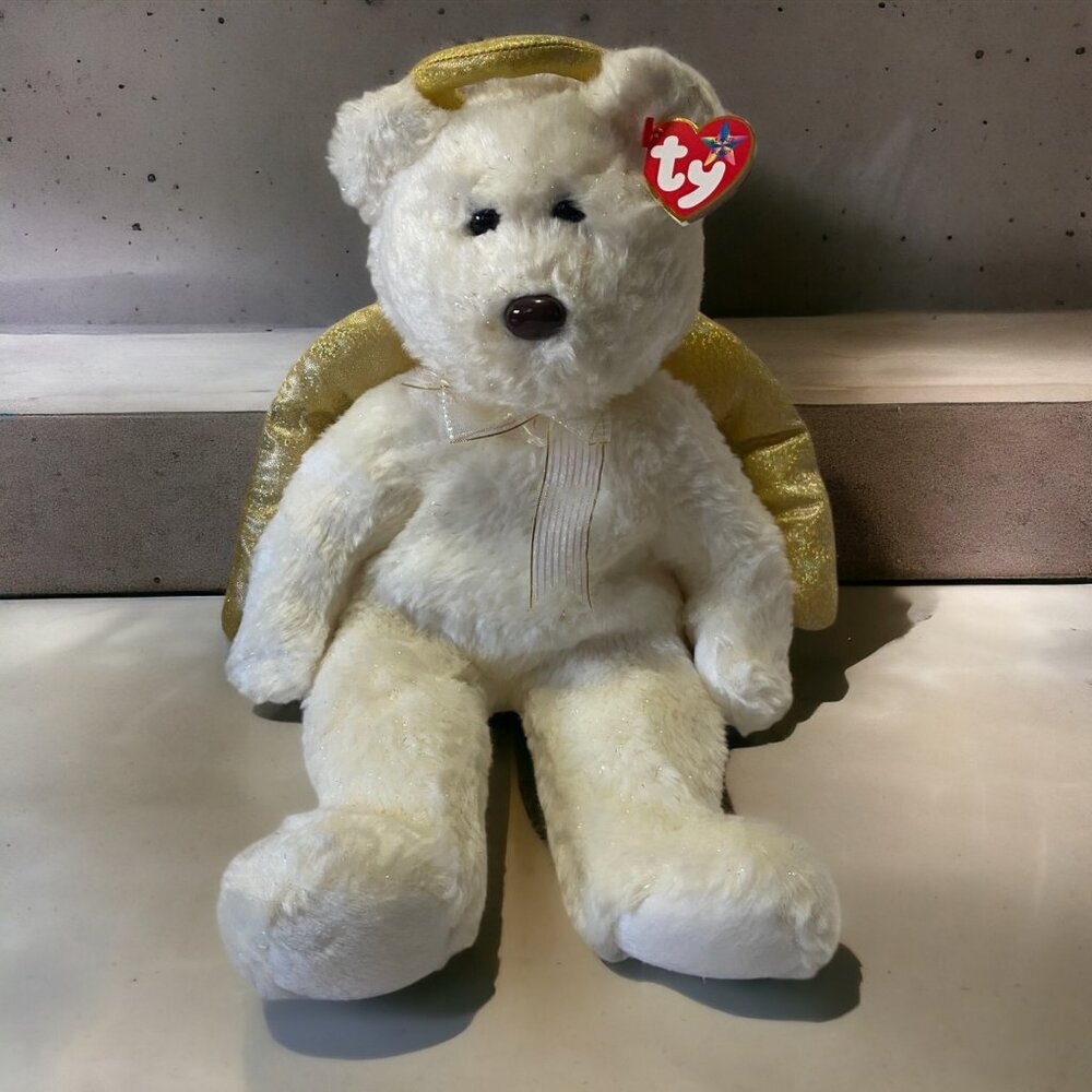 Ty Beanie Buddies Collection Halo II Bear Plush Toy Polyester Fiber 2000 Limited